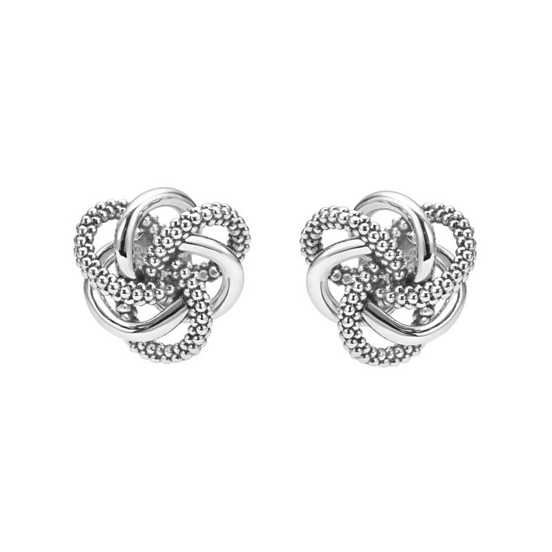 Lagos S/S LOVE KNOT 10MM STUD EARRINGS