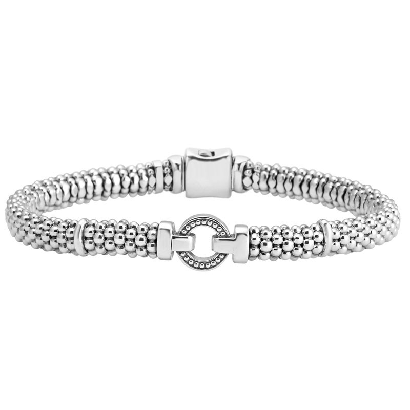 Lagos Sterling Silver Caviar Bracelet