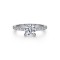 Gabriel 14K White Gold Semi Mount