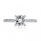 A.Jaffe 14K White Gold Diamond Semi-Mount