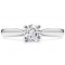 Hearts on Fire 18K White Gold Serenity Selection Complete Solitaire Engagement Ring